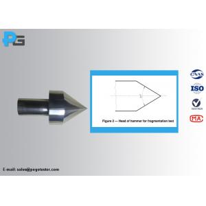 China Tungsten Carbide Tip Fragmentation Test Hammer For Glass According To IS015717 supplier