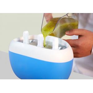 China Nature Nutritious Ice Lolly Pop Maker , Instant Popsicle Freezer Revolve Cap Design supplier