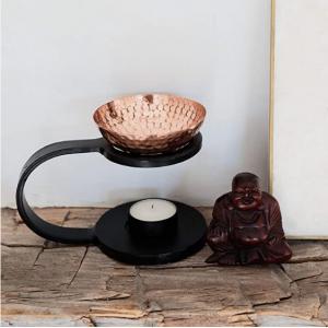 Aromatherapy 80ml Essential Oil Warmer Diffuser Tea Light Candle Holder