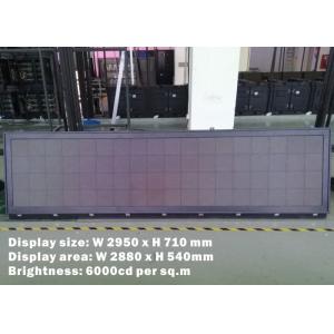 China Outdoor Bus Led Display For Mexico Touring Company , SMD2525 bus led sign supplier