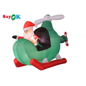 Digital Printing Inflatable Snowman Christmas Decoration Wear Resistant