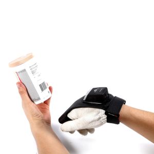 China Leitor portátil Ring Wearable Android Scanner do código de barras do QR Code do disparador do dedo de GS02 IP65 Bluetooth supplier