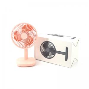 China 400mm Rechargeable Table Fans Plastic Material 3-12 Hours Use Time supplier