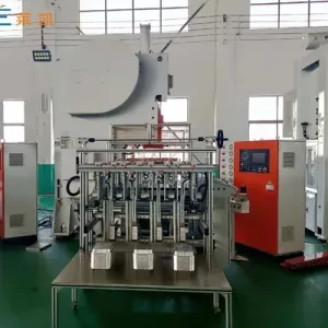 China LK-T63 Aluminum Foil Container Making Machine with Servo-Driven Precision Control, Fully Automatic and 19KW Motor Power wholesale