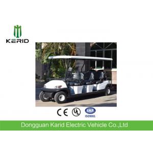 Powerful DC Motor Electric Golf Carts 8 Seats for Restaurant Hotel Resort Sightseeing