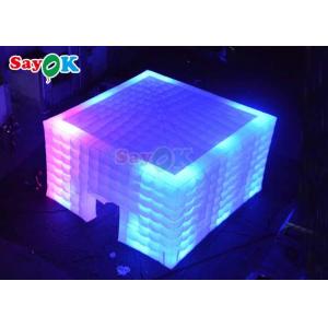Commercial White Nightclub Party Inflatable Air Tent Large Inflatable Nightclub For Outdoor Events