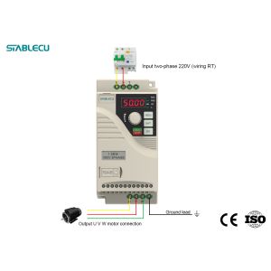 China Mini convertisseur de fréquence monophasé de VFD 220V pour des machines de dessin supplier