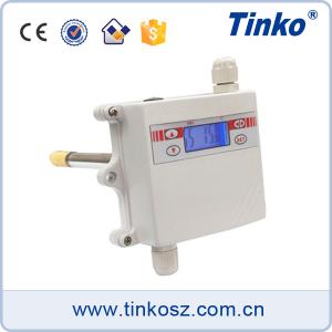 China Pipeline mounting 4-20mA temperature transmitters with LCD display supplier