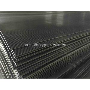 China Black Anti Slip Fine Ribbed Rubber Flooring Mat Horses Stables Animal Rubber Sheets supplier