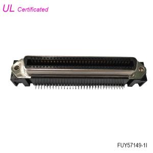 China 32 Pairs entronic PCB Right Angle Female 64 Pin Circuit Board Connectors supplier