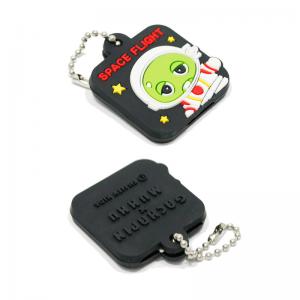 China Personalized Promotional Gifts For Clients 3D Soft PVC Rubber Keychain supplier