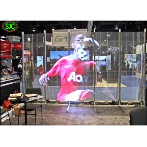 China Full Color Transparent Led Screen For Window Advertising , Glass Display Screen supplier