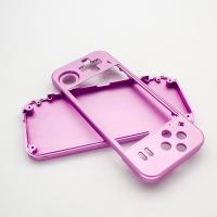 China Customized CNC Machined Aluminum Parts Pink Electroplating Phone Case CNC Metal Parts on sale