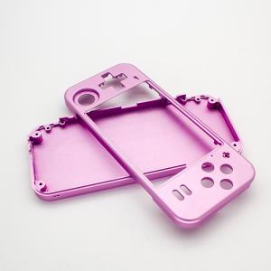 China Customized CNC Machined Aluminum Parts Pink Electroplating Phone Case CNC Metal Parts supplier