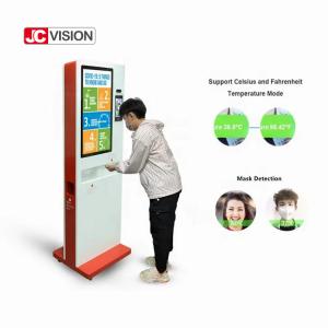 China Automatic Dispenser Self Service Kiosk Machine For 1000ml Drip Gel Spray Sanitizer supplier