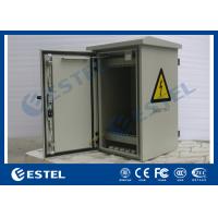 China 6U Double Wall Pole Mount Enclosure , 19 Inch Rack Cabinet Anti-Rust Paint on sale