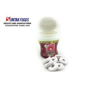No Sugar Fresh Breath Mints , Pink And White Candy Multi Ingredients