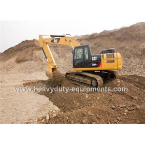 Caterpillar excavator equipped with mechanical suspension seat in standard Cab