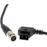 China 12 Pin Hirose To D-Tap Coiled Power Cable For B4 2 / 3&quot; Fujinon Canon Lens wholesale