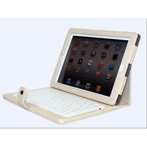 China Wireless Ipad 2 bluetooth keyboard case (ABS keyboard with PU case , keyboard detachable) supplier