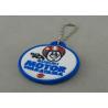 Promotional PVC Keychain , Colorful PVC Badge For Bag Zipper