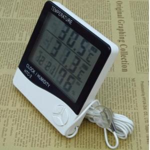 China Indoor / Outdoor Digital Hygrometer Temperature Thermometer LCD Display Humidity Hygrometer supplier