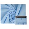 100% Polyester Soft Light Blue Chiffon Fabric Breathable For Summer Dress /