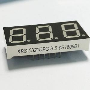 Customized 0.52 Inch Alphanumeric LED Display 3 Digit Seven Segment