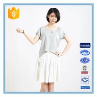 China 2016 Latest Girl's Grey And White Dress on sale
