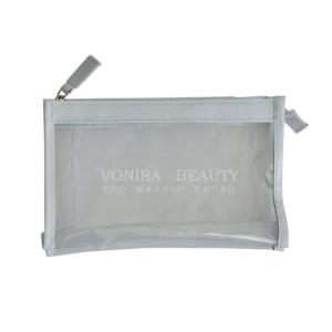 China Waterproof Clear Transparent PVC Handbag Makeup Bag With Zipper supplier