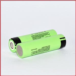 China Panasonic NCR18650B Lithium Rechargeable Batteries 3.7V 3400mah Green supplier