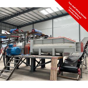China Clay Brick Making Machine with Twin-Shaft Mixing Extruder for Integrated Processing to Homogenize Clay and Increase Durability wholesale