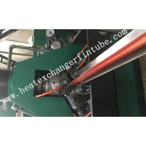 China Carbon Steel Extruded Fin Tube Machine , Fin Average Thickness  0.3mm supplier
