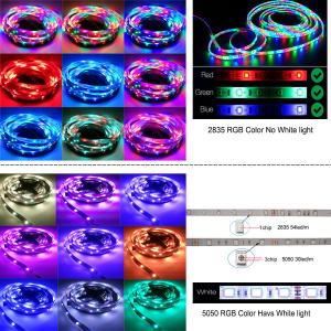 RGB Tape 5M 10M 20M Flexible LED Stripe Dimmable Smart Lights
