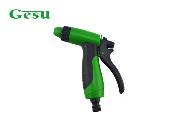 ABS Plastic Adjustable Water Spray Nozzle With Rear Trigger And Adaptor