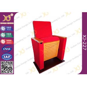 China Two Pieces Type Back Rest Theater Seating Chairs With Full Upholstered Cover Leg supplier