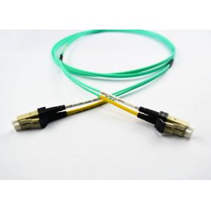 Mini LC Fiber Optic Patch Cord with OM3 LSZH Jacket , OS1 / OS2 / OM1 / OM2