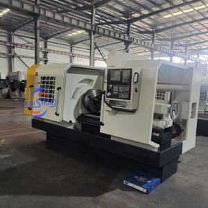 China Large Spindle CNC Pipe Threading Lathe Machine Double Chuck Pipe Threads supplier