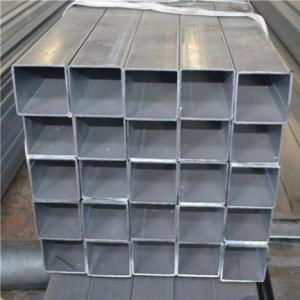 1.0-2.5mm Galvanized Steel Square Rectangular Pipe Hot Dipped Black Painted Pre Galvanized Profiles Hollow Section Shs C