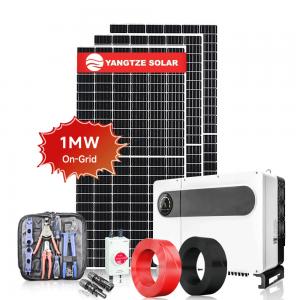 China RS232 On Grid Solar System Kit 1MW Solar Power Plant supplier