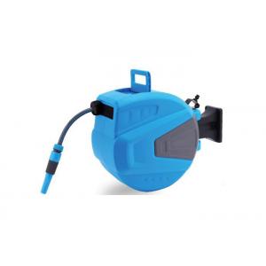 China Auto Wind Self Retracting Water Hose Reel , Blue Commercial Garden Hose Reel supplier
