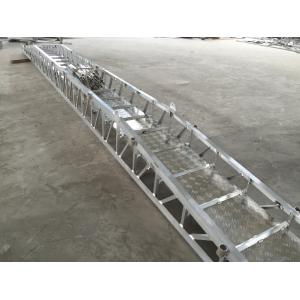 China 12-58 Steps Aluminum Alloy Marine Boarding Ladder Accommodation Ladder supplier