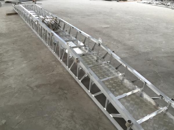 12-58 Steps Aluminum Alloy Marine Boarding Ladder Accommodation Ladder