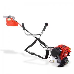 China 65CC 4 Stroke Weed Wacker Gas Powered String Trimmer Multifunction Brush Cutter for Grass Heavy Bush  Side Mounted supplier