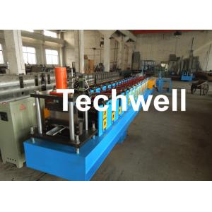 China PLC Control Cable Tray Roll Forming Machine For 16 Stations Forming Stand With Hydraulic Cutting supplier
