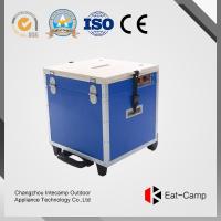3 KW * 2 Outdoor Cooking Station Of EATCAMP Foldable Table Double With Gas Cylinder Stoves For BBQ Party