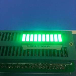 China Pure Green 10 LED Light Bar 120MCD - 140MCD Luminous Intensity supplier