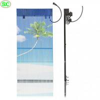 China Super Thin 3cm Flexible Curtain LED Display Backdrop Outdoor P15 6500K-9500K on sale