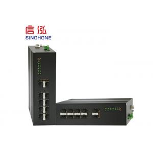 Full Optic Ethernet 2 8 10 Port 100/1000M SFP Industrial Switch PTN Ring Network