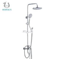 China ISO All Copper Exposed Valve Showers Spray Gun Pressure Boosted Bathroom Faucet on sale